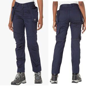 NWT Helly Hansen‎ Luna Light Construction Pants Navy Blue 12 NEW 33/30